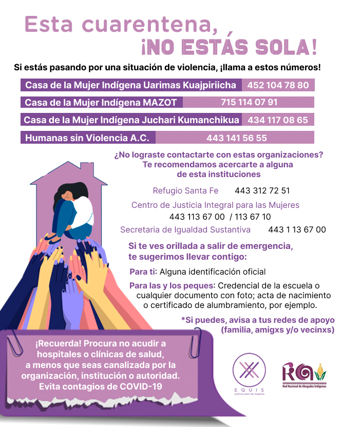 Números de atención en caso de violencia en Michoacán