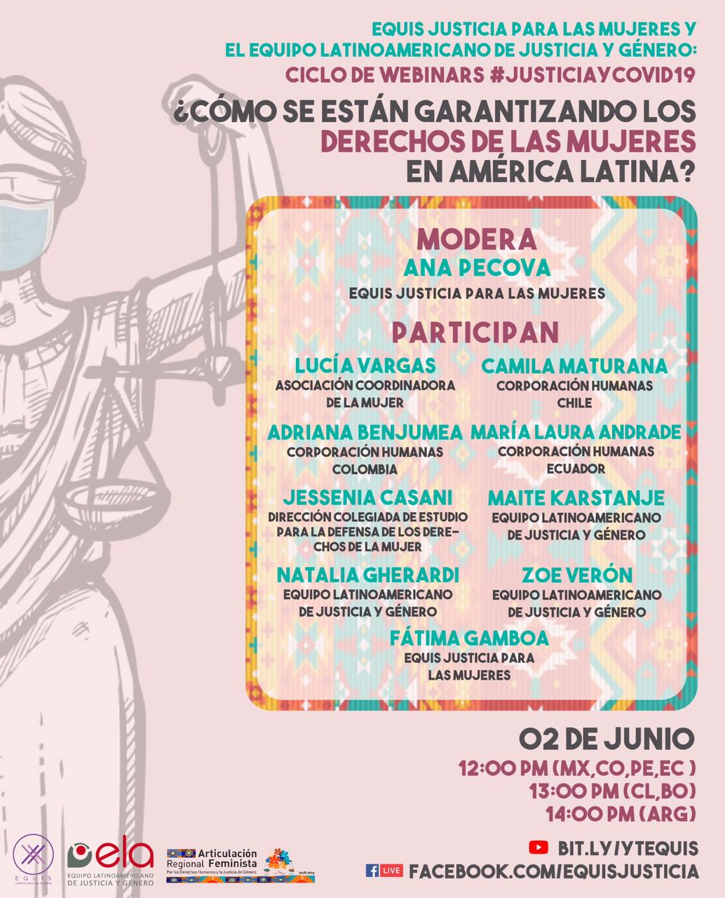 Lee más sobre el artículo Webinar Derechos de las mujeres en América Latina