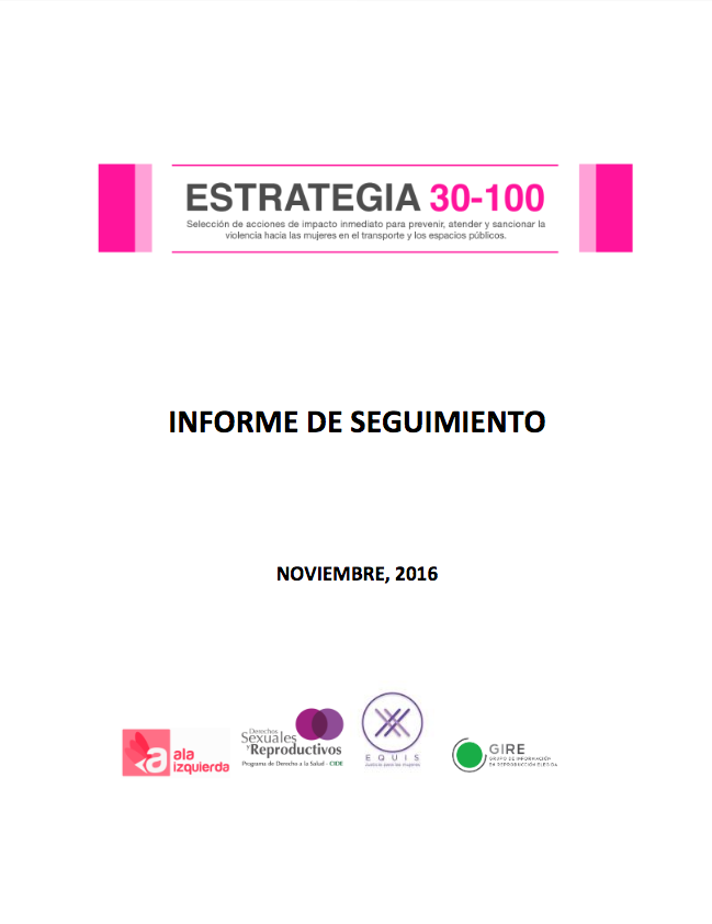 Lee más sobre el artículo Informe de Seguimiento de la Estrategia 30-100