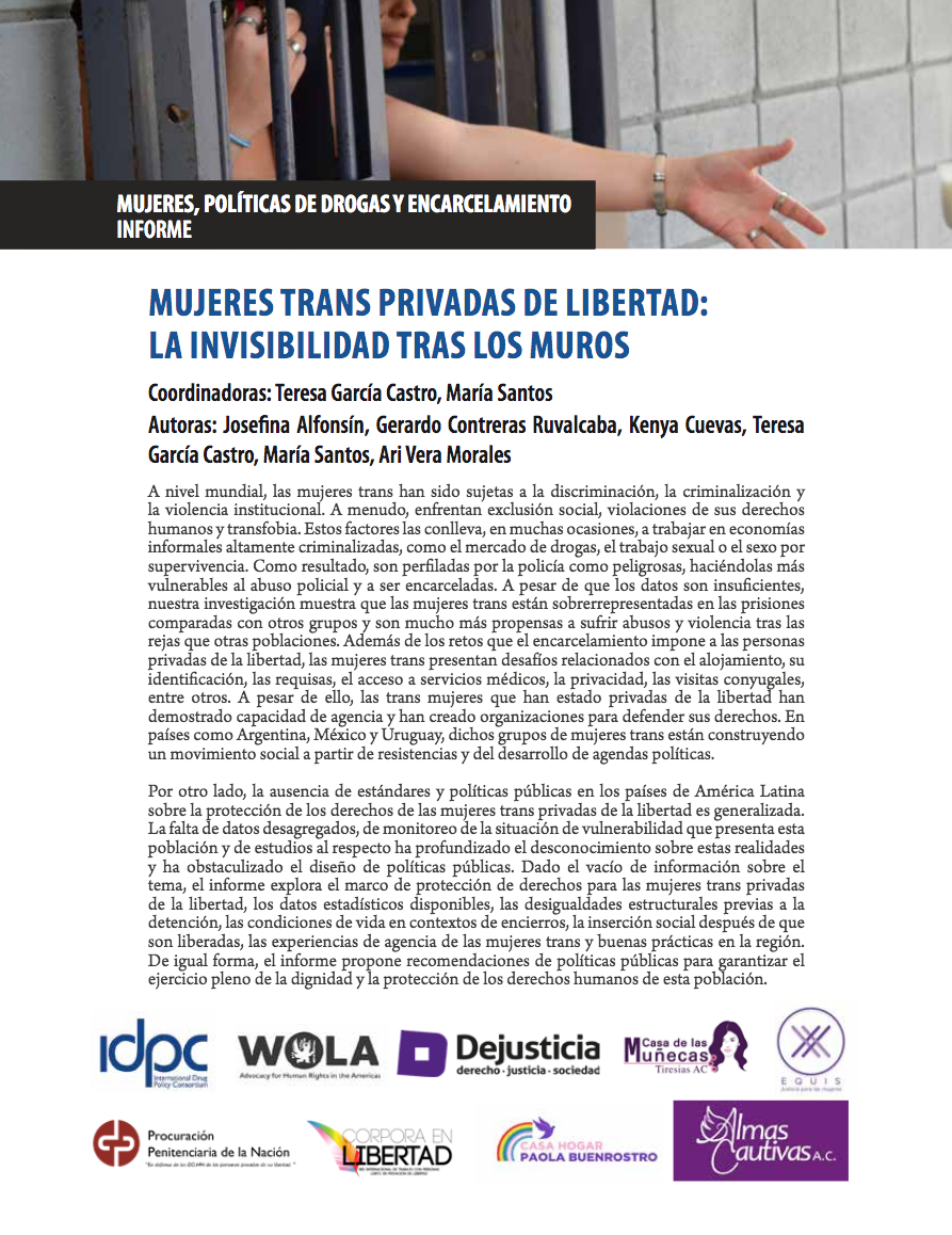 Lee más sobre el artículo Mujeres trans privadas de la libertad