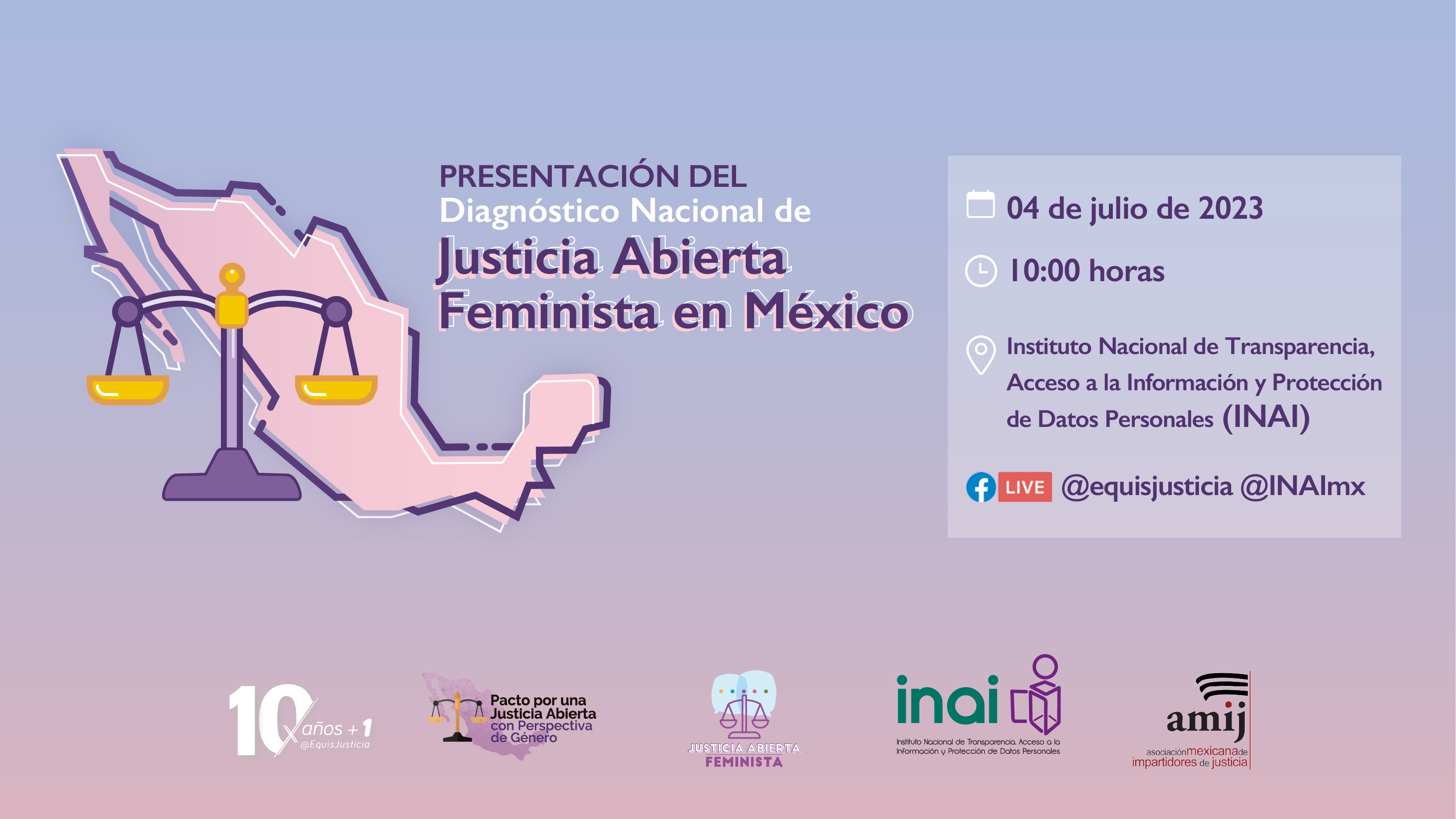 Invitación diagnóstico justicia abierta feminista en México